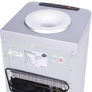 ViO Х903-FCC Silver, Кулер для води підлоговий, з компресорним охолодженням і шафкою