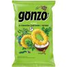 Gonzo, 40 г, Снеки кукурудзяні кільця зі смаком Сметани та Зелені Гонзо