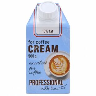 PROFESSIONAL line, 0,5 л, Сливки ультрапастеризованные для кофе, 10 %