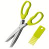 Кухонные ножницы для нарезки зелени, 5 лезвий