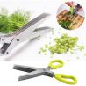 Кухонні ножиці для нарізання зелені, 5 лез