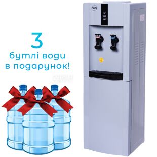 ViO X172-FCC, Кулер для води з компресорним охолодженням та шафкою ВіО, сірий