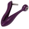 Пристрій для видалення кісточок, пластиковий, фіолетовий, 13х9,5 см