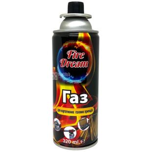 Blyskavka, 320 мл, Газ бутан для портативних газових плит