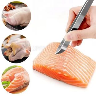 Пінцет кухонний для риби, нержавіюча сталь, 12 см