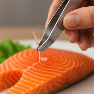 Пінцет кухонний для риби, нержавіюча сталь, 12 см