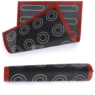 Коврик для выпечки с разметкой, силиконовый, двусторонний, 30 х 40 см