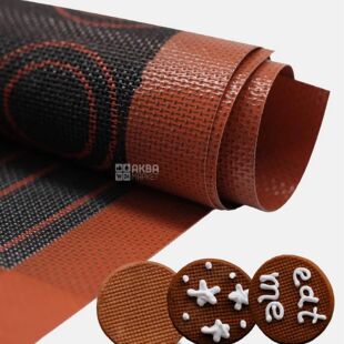 Килимок для випічки з розміткою, силіконовий, двосторонній, 30 х 40 см