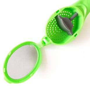 Заварник для чаю з віджимом, зелений