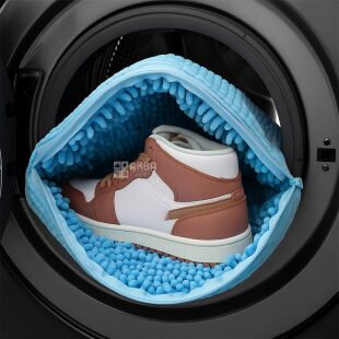 Мешок для стирки обуви из микрофибры, голубой