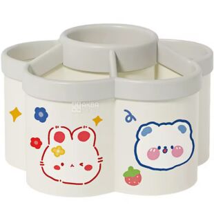 Органайзер обертовий для ручок, 6 відділень, пластиковий