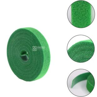 Стяжки для растений, нейлоновые, 1 м, зеленые