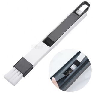 Щетка для чистки оконных проемов и клавиатуры 2 в 1, 17 см