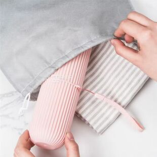 Органайзер для зубної щітки, пластиковий, рожевий