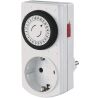 Механічний таймер-розетка 24 години, 3500 Вт, білий