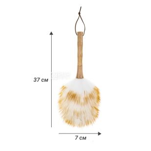 Щетка для чистки из мягкой шерсти, универсальная, 7х37 см