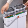 Clever D1, Набор для уборки: Швабра с плоским мопом и ведром с системой отжима