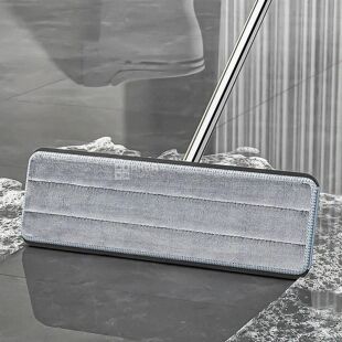 Clever D1, Набір для прибирання: Швабра з плоским мопом та відром із системою віджиму