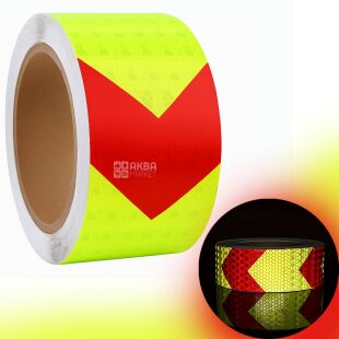 Светоотражающая лента на клейкой основе, 3 м х 5 см, в рулоне