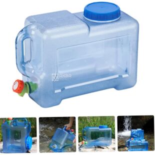 Бутыль Канистра с краником 12 л поликарбонатная с ручкой, ViO PC-B 12l