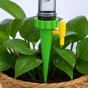 Набор насадок для капельного полива растений, 10 шт., зеленый