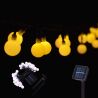 Гирлянда уличная на солнечных батареях Хрустальные шары, 6,5 м, 30 LED-лампочек