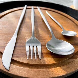 Набір столових приборів з нержавіючої сталі, 24 предмети на 6 персон