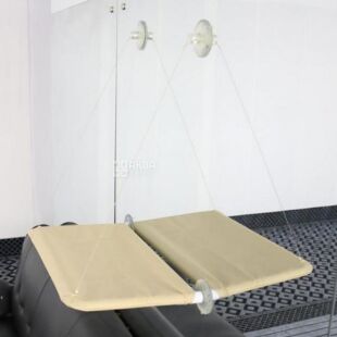 Лежанка-гамак для котів віконна, на присосках, 54x30 см