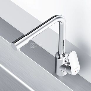 Am.Pm Like, Змішувач для кухні з вбудованим каналом для питної води, хром