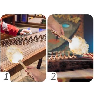 Щетка для чистки из мягкой шерсти, универсальная, 7х37 см