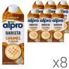 Alpro Barista Caramel, Упаковка 8 шт. х 750 мл, Вівсяно-соєве молоко зі смаком Карамелі Алпро