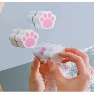 Губка меламінова для чищення дзеркал та сантехніки, 38 х 44 мм