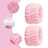 Напульсники для умывания, 2 шт., розовые, микрофибра