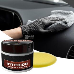 Віск для полірування пластику та шкіри в автомобілі, 100 г