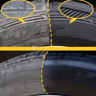 Паста для автомобільних шин + губка, 100 г