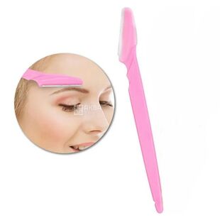 Тример для брів та тіла, рожевий, 15 см