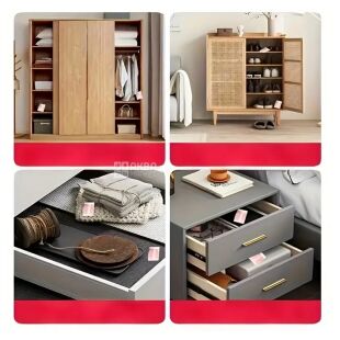 Набор ароматических саше для шкафа с ароматом Роза, 48 шт., розовые