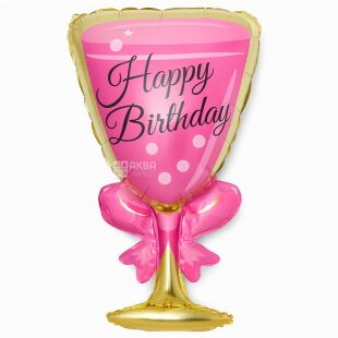 Фольговані повітряні кульки Келих, 2 шт., 94 х 50 см