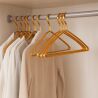 Набор вешалок, 5 шт., металлические, золотистые