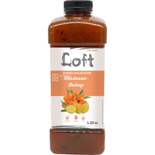 Loft, 1250 г, Фруктовый концентрат для напитков Облепиха-Имбирь Лофт