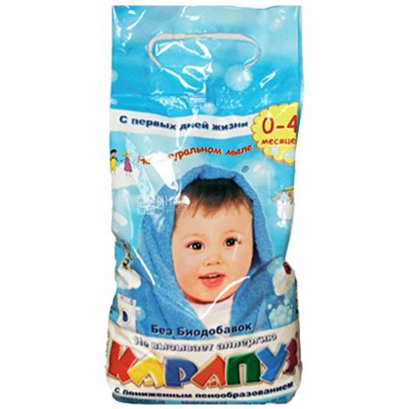 Карапуз, 1,8 кг, Детский стиральный порошок, С первых дней, Автомат