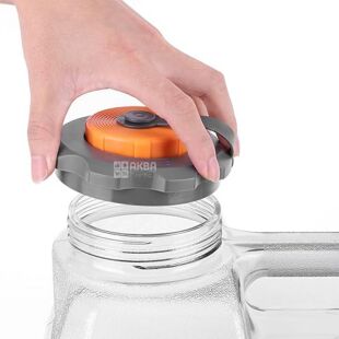 Кришка-перехідник для електричних помп на каністри для води з діаметром горловини 10 см