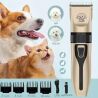 MiaoQuanji, Машинка для стрижки животных, аккумуляторная, золотистая, с насадками