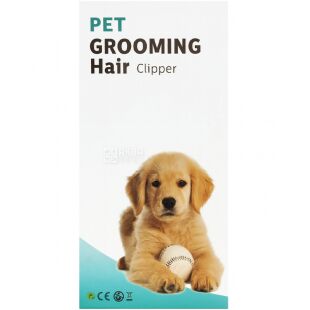 MiaoQuanji, Машинка для стрижки животных, аккумуляторная, золотистая, с насадками