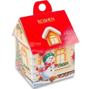 Roshen, 274 г, Набор конфет новогодний №1 Сладкая избушка Рошен