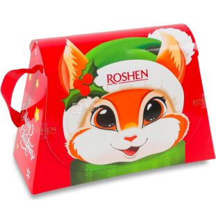 Roshen, 330 г, Набір цукерок новорічний №2 Новорічна сумочка Рошен