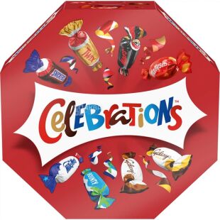 Celebrations, 385 г, Набір шоколадних цукерок