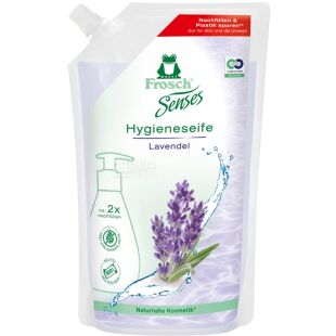 Frosch, Lavendel, 500 мл, Жидкое мыло для рук Фрош, увлажняющее, запаска