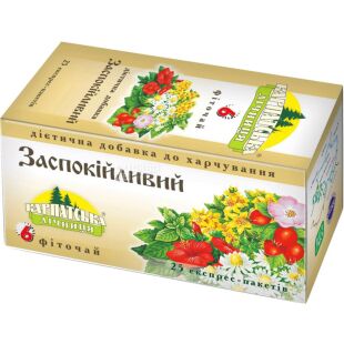 Карпатская Лечебница, Успокоительный, 25 пак., Чай лечебный на травах