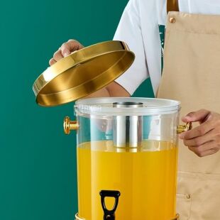 ViO JBD-05, 8 л, Диспенсер для напоїв з підставкою, золотистий